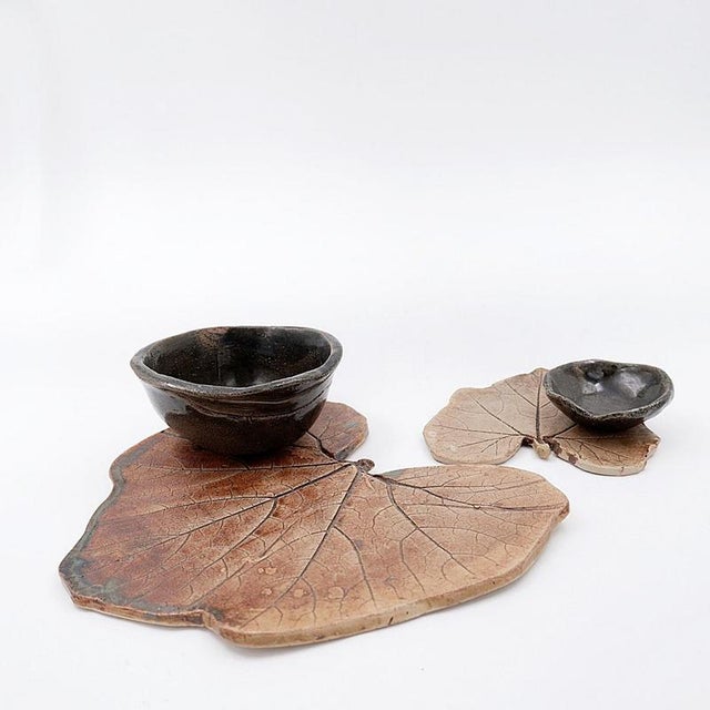 Fond Datelier Ceramics from N.Lebrun, Belgium, 1970s, Set of 5 For Sale - Image 16 of 16