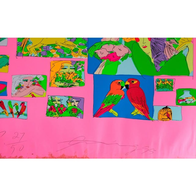 Walasse Ting, Things I Like (Rose), Screen Print For Sale - Image 5 of 10
