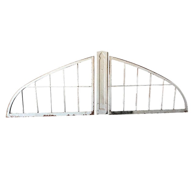 1920s Vintage Architectural Window From Historic School in Oklahoma For Sale