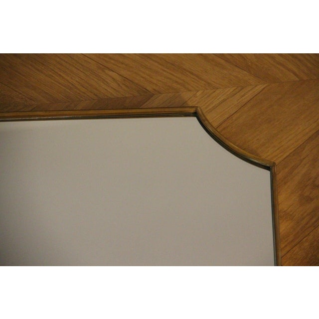 1950s Brass Wall Mirror in the style of Gio Ponti, 1950s For Sale - Image 5 of 18