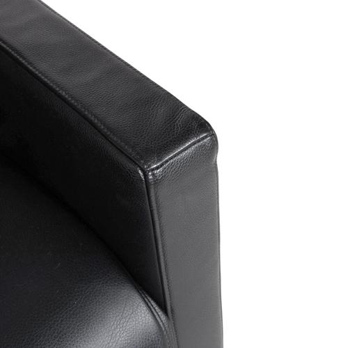 Black Leather Ego Armchair with Manual Function from Rolf Benz For Sale - Image 6 of 15