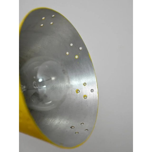 Vintage Yellow Table Lamp, 1960s For Sale - Image 4 of 8