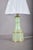 Vintage Mint Green Porcelain Table Lamp, 1950s For Sale - Image 3 of 9