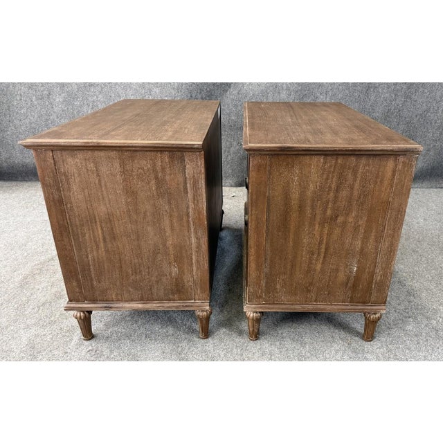 Brown Pair of Restoration Hardware Maison Collection 38″ Nightstands For Sale - Image 8 of 13