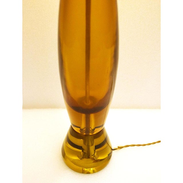 Copper Large Submerged Glass Lamp by Flavio Poli, 1950s For Sale - Image 8 of 11