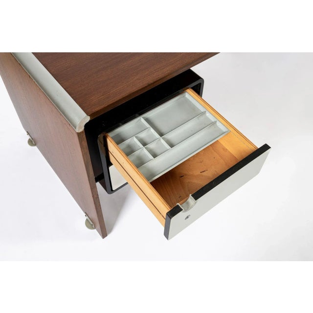 Rare Mid Century French Modern Ar180 Desk by Alain Richard 1970s For Sale In Detroit - Image 6 of 11