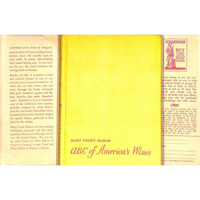 Traditional "Abc of America's Wines" 1942 Mabon, Mary Frost For Sale - Image 3 of 11