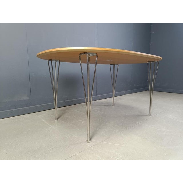Superellipse Table by Bruno Mathsson and Piet Hein for Fritz Hansen, 2007 For Sale - Image 6 of 13