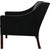 2207 Chair in Black Leather from Børge Mogensen, 1980s For Sale - Image 4 of 18