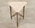 Formations Patinated Iron Travertine Triangular Drink Table For Sale - Image 14 of 17