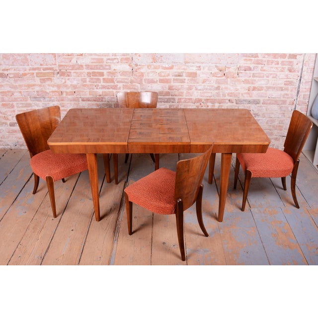 Art Deco Dining Table by Jindřich Halabala for UP Závody, Czech, 1940s For Sale - Image 17 of 18