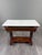 19th Century Napoleon III Mahogany and White Marble Console Table For Sale - Image 12 of 13