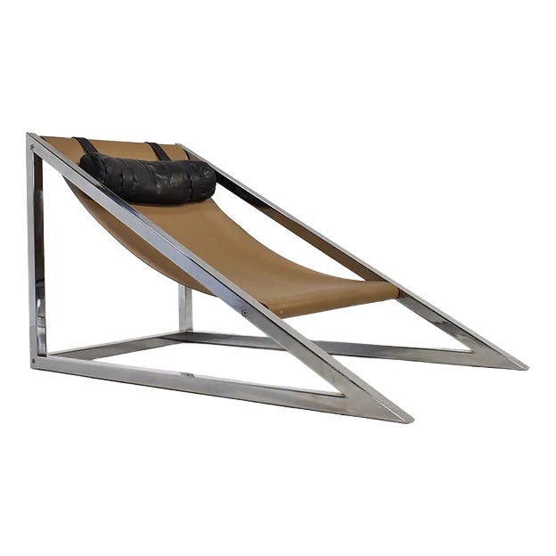 Italian Mies Lounge Chair by Archizoom for Poltronova, 1960s For Sale