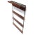Large Vintage Rosewood Coat Rack with Hooks, 1960s For Sale - Image 6 of 8