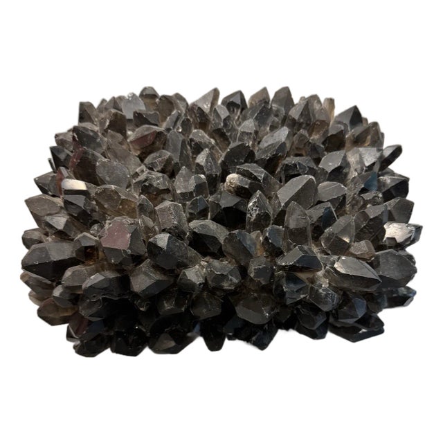 Large Black Quartz Lidded Box Attributed to Kathryn McCoy For Sale