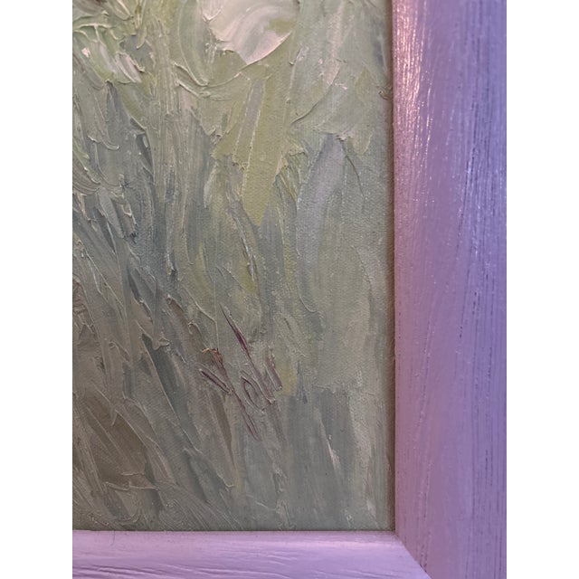 Impressionist 1980s Oil Painting by Peruvian Artist Yolanda Razzleo (Aka Yoli)., Framed For Sale - Image 3 of 9