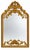 Italian Neo-Classical Style Gilt Cast Plaster and Terracotta Mirror For Sale