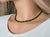 Traditional Vintage 14k Gold Tsavorite Bead Choker Necklace, 65 Carats, 16.5" For Sale - Image 3 of 7