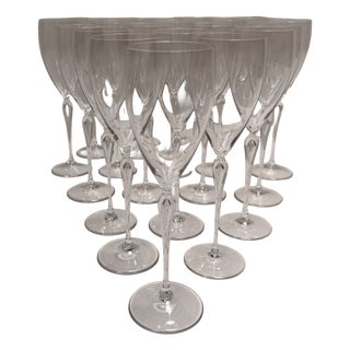 Maitre Champagne Glasses from Rosenthal, 1990s, Set of 19 For Sale