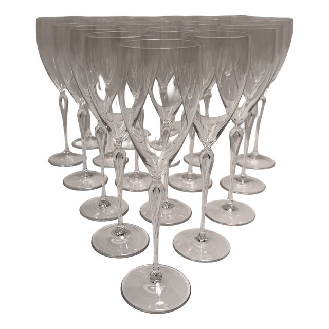 Maitre Champagne Glasses from Rosenthal, 1990s, Set of 19 For Sale
