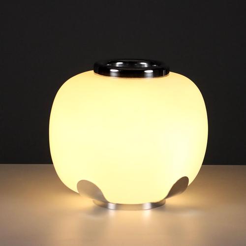 White Vintage Flower Holder Lamp, 1960s For Sale - Image 8 of 8