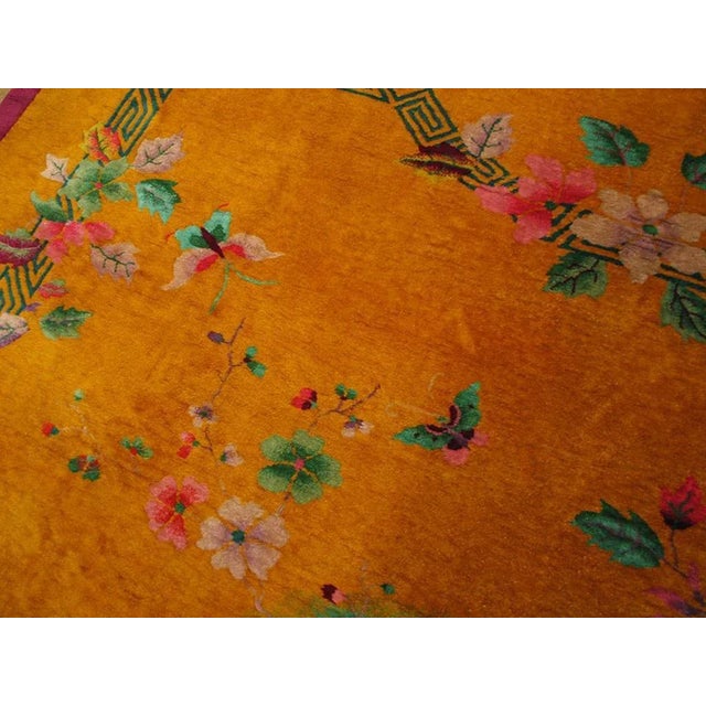 1920s Chinese Art Deco Carpet ( 9' x 11'8" - 274 - 356 ) For Sale - Image 10 of 10