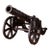 Vintage Style Cast Iron Cannon Model Decorative Sculpture For Sale