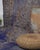 1970s Vintage Handmade Wool Cotton Blue Area Rug For Sale - Image 12 of 12