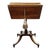Antique English Regency Fully Fitted Tea Caddy Stand on Casters For Sale