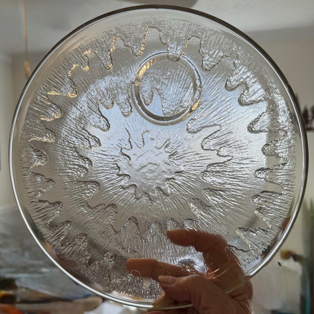 Mid-Century Modern Indiana Glass Snack Plate Set - 24 Piece For Sale - Image 3 of 8