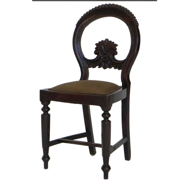 Late 19th Century Rose Wood Dining Chair For Sale