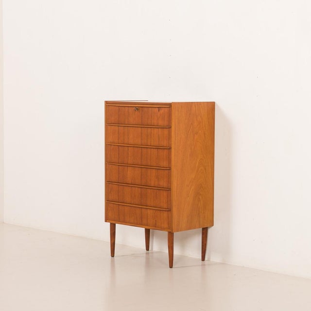 Danish Teak Chest of Drawers, 1960s For Sale - Image 13 of 13