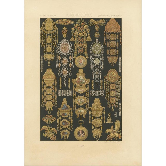Durin after Albert Racinet, XCIV of L’Ornement Polychrome, 1869, Paper For Sale - Image 10 of 10