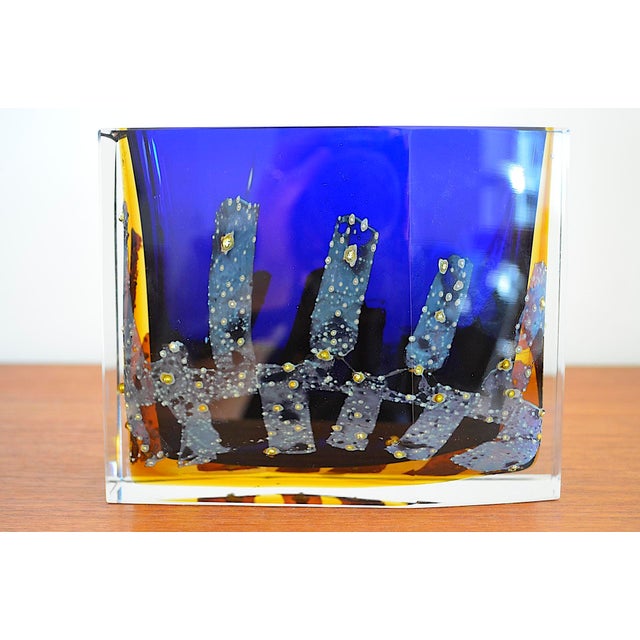 Vintage Vase by Pavel Hlava for Exbor Bohemia, 1960s For Sale - Image 13 of 13