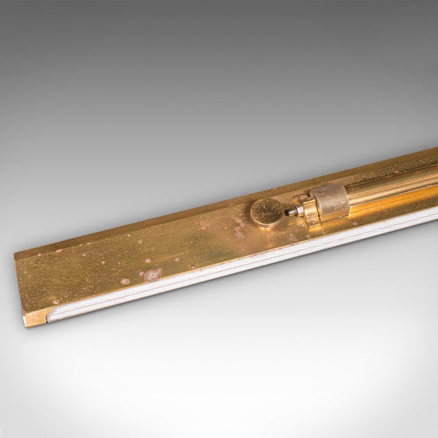 Traditional Antique Rolling Ruler, English Cartographer’s Instrument, Architect, Edwardian For Sale - Image 3 of 11