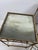 Ornamental & Decorative Materials Vintage Faux Bamboo Gilded Metal Nesting Tables For Sale - Image 7 of 9