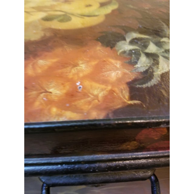 Mid 19th Century Antique Tole Storage Box For Sale - Image 5 of 13