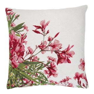Laurel Flowers Tapestry Cushion With Feather Filler - 46 X 46cm For Sale