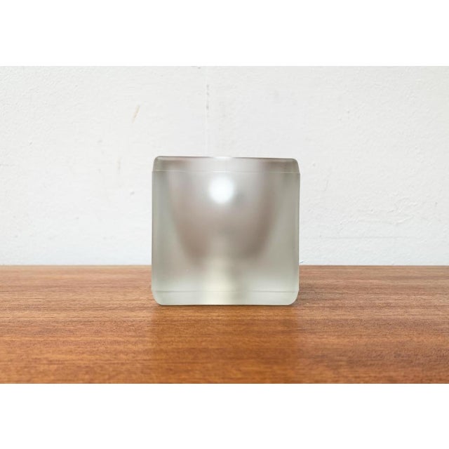 Vintage German Glass Ta 14 Cube Table Lamp from Peill & Putzler, 1970s For Sale - Image 15 of 18