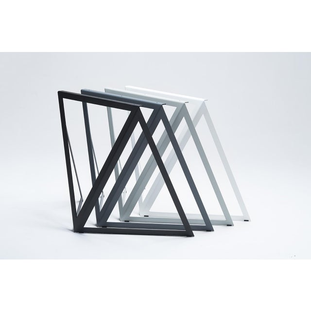 Steel Stand in Gold by Sebastian Scherer For Sale - Image 6 of 8