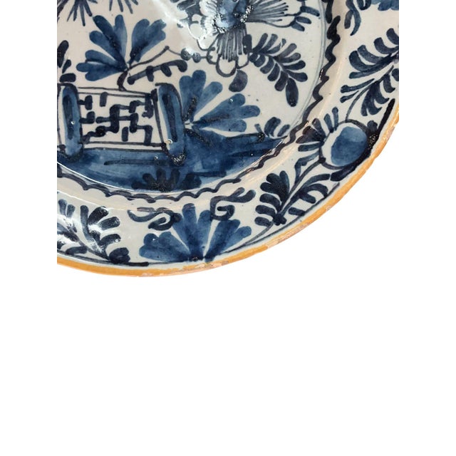 18th Century Delft Plate For Sale - Image 4 of 9