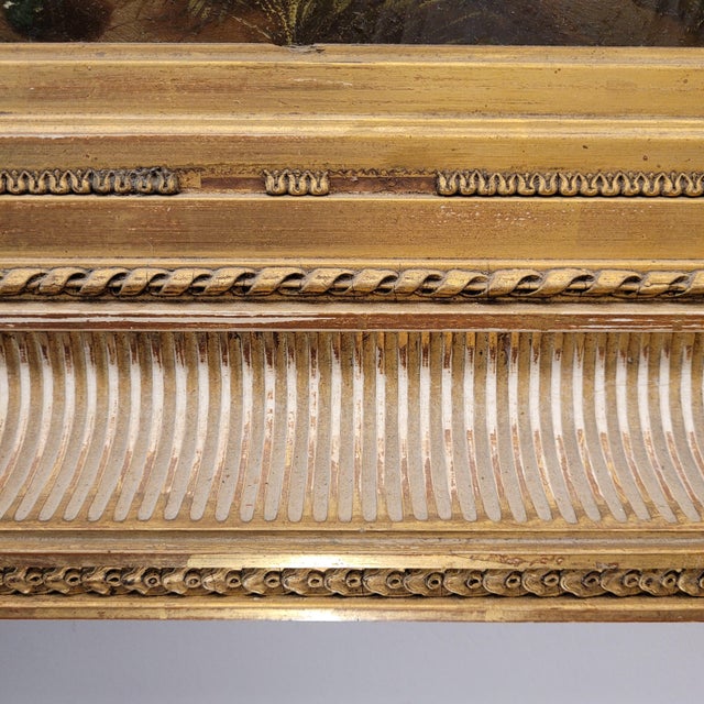 Narcisse Berchère, Landscape of Asnières-Sur-Seine, 1800s, Oil on Canvas, Framed For Sale - Image 16 of 18