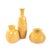 Golden Bee Ceramic Vase- Medium For Sale In Chicago - Image 6 of 10