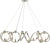 Contemporary Currey & Company Ringmaster Chandelier For Sale - Image 3 of 3