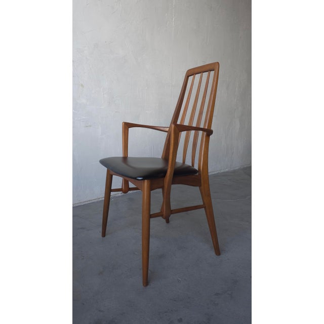 Set of 6 Danish Eva Dining Chairs by Niels Koefoed For Sale In Las Vegas - Image 6 of 9