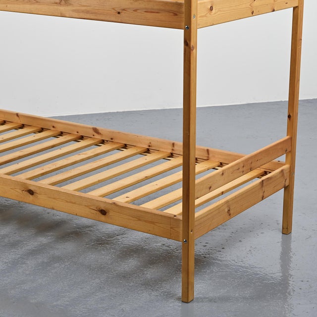 Wood Pine Bunk Beds, Les Adrets Residence, Les Arcs, 1970 For Sale - Image 7 of 15