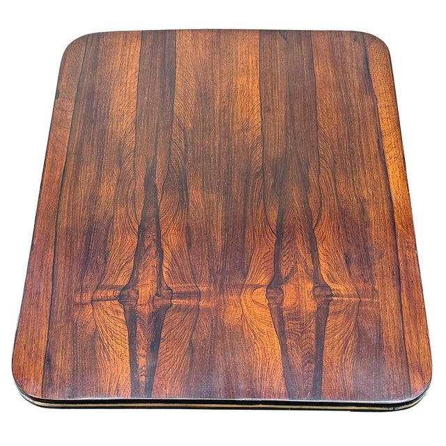 Regency Rosewood and Brass Strung Occasional Table, 1820 For Sale - Image 12 of 13
