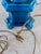 Vintage Table Lamp in Turquoise Ceramic from Pol Chambost, 1960s For Sale - Image 6 of 8