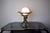 Metal Art Deco Spanish Floral Table Lamp, 1960 For Sale - Image 7 of 8