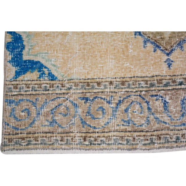 1970s Vintage Turkish Anatolian Knotted Wool Rug, 2'10''x10'1'' For Sale - Image 5 of 5